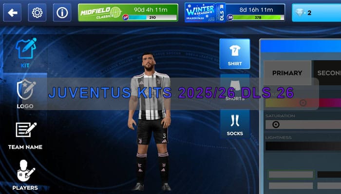 juventus Kits 2025 26 DLS 26