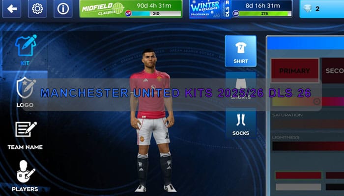 manchester united Kits 2025 26 DLS 26