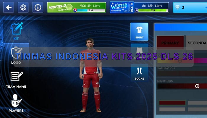 timmas indonesia Kits 2025 DLS 26