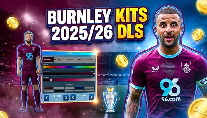 Burnley Kits 2025 26 DLS