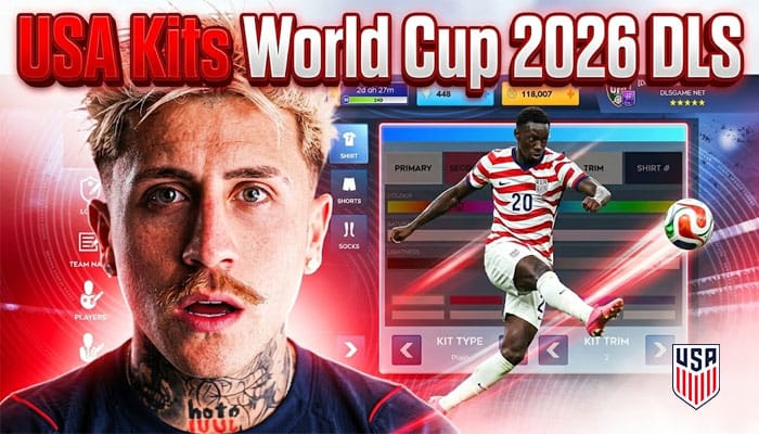 usa kít world cup 2026 dls